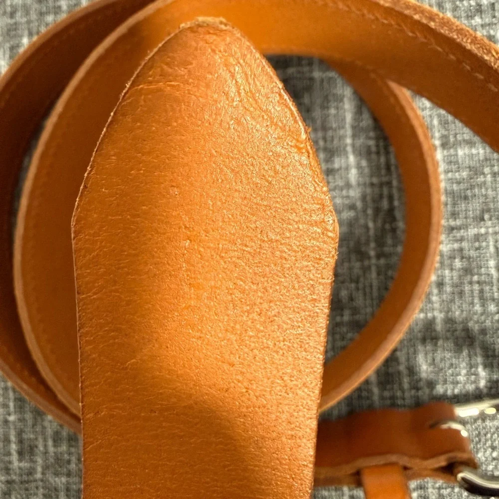 Ralph Lauren Brown Genuine Leather Belt, Size 38/40 Waist, Excellent Condition